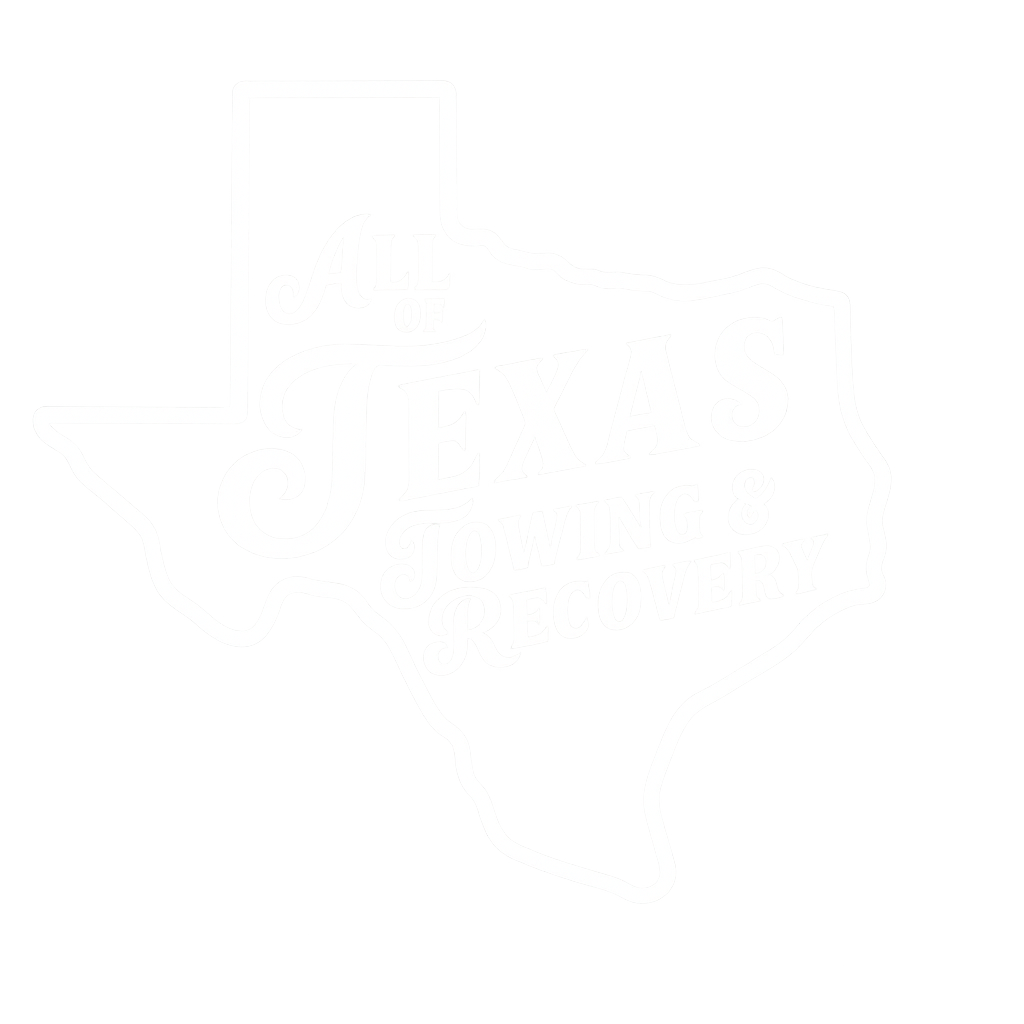 All of Texas Towing Recovery Logo White 2